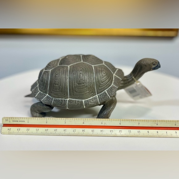 Safari Ltd. Incredible Creatures Tortoise 🐢 
Handsome Rubberized likenesss. Fun! - Picture 6 of 11